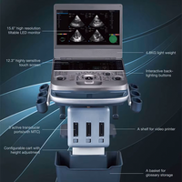Escáner de Ultrasonido Doppler a Color Portátil para Veterinaria con Sondas Convexas y Lineales para Detección de Embarazo