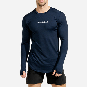 T-shirt à la mode pour hommes, vêtements de sport, entraînement, <span class=keywords><strong>Super</strong></span> doux - Product Image 4