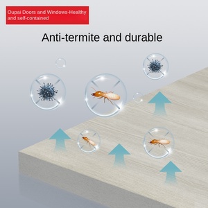 <span class=keywords><strong>Porta</strong></span> da Bagno OUPAI per Interni, Manuale, in Legno e Plastica, Senza Vernice, Doppia Protezione, OPMA-2001AM-<span class=keywords><strong>L</strong></span> Jade Sand Glass (Hardware Incluso) - Product Image 4