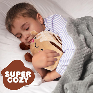 Peluche en forme de rouleau de cannelle de haute qualité, adorable jouet en peluche alimentaire avec rembourrage en coton PP doux, cadeaux parfaits pour enfants et tout-petits - Product Image 4