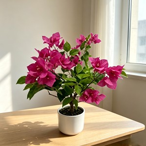High Quality Real Touch Artificial Silk Bougainvillea <b>Trees</b> Durable Indoor Desktop Plants - Product Image 4