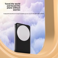 Faltbarer Ständer Handy-Powerbank 10000mAh Magnetisches Kabelloses Schnellladegerät 2-in-1 Kompakt Tragbar USB Digitales Display
