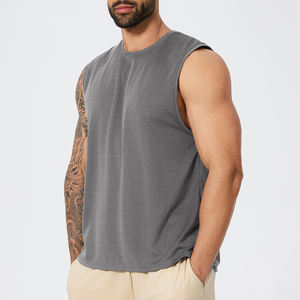 <span class=keywords><strong>Canotte</strong></span> <span class=keywords><strong>da</strong></span> <span class=keywords><strong>uomo</strong></span> senza maniche sport Gym Running sportivo abbigliamento sportivo <span class=keywords><strong>uomo</strong></span> gilet protettivo a asciugatura rapida senza maniche t-shirt girocollo - Product Image 5
