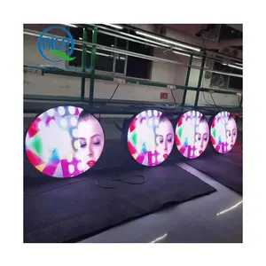 QNICE LED Small size Round Shape LED Screen Indoor Outdoor Circular Round Screen LED Circle TV Screen Display Video Sign
