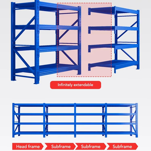 אור חובה מוסך מדפים פלדה מרותך חוט פלדה מרותך חוט פלדה מרותך עבור מחסן - Product Image 6