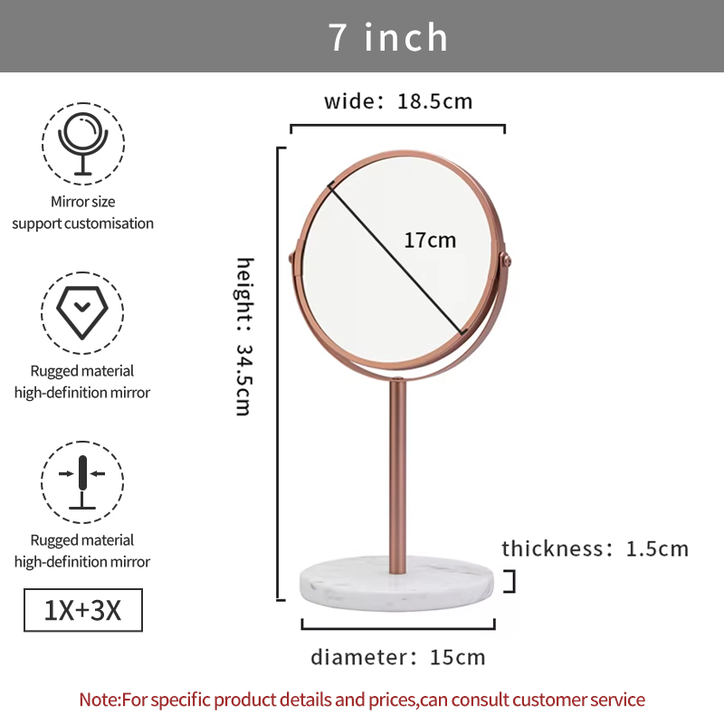 7inch 104B Rose gold paint, 1X+3X