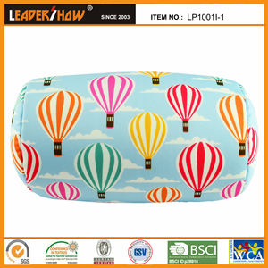 Vente en gros d'oreiller de traversin en forme de tube à micro perles Air-soft pour le soutien du <span class=keywords><strong>cou</strong></span> ou du dos en voyage - Product Image 3