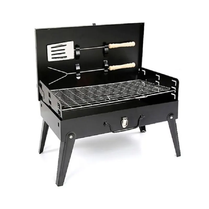 De Nieuwe Multicolor Outdoor Indoor Roestvrij Tuin Outdoor Rookloze Draagbare Barbeque Tafel Houtskool Bbq Grill