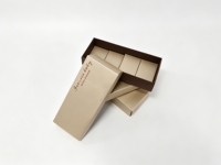 Individuelles Logo Lange Schlanke Geschenkbox mit Deckel und Boden Spezielles Hartpapier Verpackungsbox für Schokolade Kosmetik Lippenstift Hochzeitsgeschenke