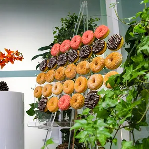 Acryl Donut Stand Donut Filler Lade Houder Rack Voor Display Bruiloft