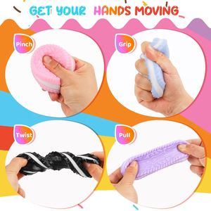 Jouet anti-stress souple Taba Squishy fait main en forme de biscuits, jouet sensoriel pour enfants et adultes, pour la relaxation et la réduction de l'anxiété, cadeau de vacances à presser - Product Image 2