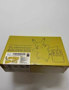 Coffret cadeau Pokemond 25e anniversaire en or avec personnages chatoyants à collectionner Coffret cadeau pour collectionneurs de moments importants - Product Image 1