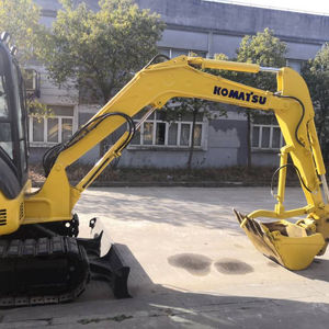 Excavadora Hidráulica Usada Komatsu PC55MR, Miniexcavadora Japonesa Original de 5.5 Toneladas con Bomba de Rodamientos, Disponible en Shanghái - Product Image 2