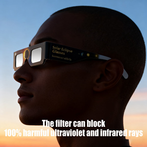 Gafas de Eclipse Solar de Papel Recomendadas por la AAS, Certificadas ISO 12312-2:2015 <span class=keywords><strong>y</strong></span> CE, con Logotipo Personalizado, Eclipse Europa 2026, Venta al Por Mayor - Product Image 2