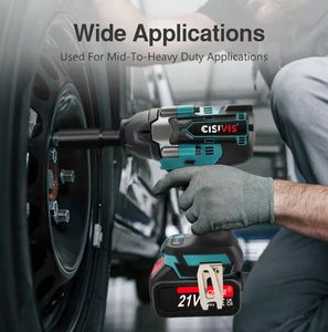 Venta al por mayor: Llave de impacto inalámbrica sin escobillas de alto torque de 700 Nm, 21 V, 1/2 pulgada, de alta resistencia, con batería de iones de litio, para reparación de automóviles - Product Image 4