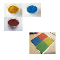 Pigment inganant en poudre, 1 kg, oxyde de fer fe2/3, rouge, 130 bleu, vert