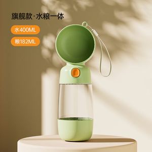 Large Capacity 550ml Silicone Pet Feeding <b>Bottle</b> Leakproof for Cat <b>Dog</b> Outdoor Trip - Product Image 2
