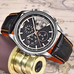 นาฬิกา PAGANI DESIGN รุ่น PD-3306 นาฬิกาสปอร์ตผู้ชายมัลติฟังก์ชั่นกันน้ำ นาฬิกาโครโนกราฟ สายหนัง ควอตซ์ Relogio Masculino - Product Image 2