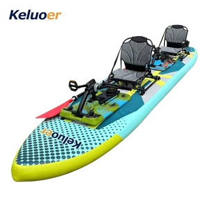 กระดานโต้คลื่นแบบสูบลมคู่พร้อมระบบที่พักเท้าทำจากโลหะ - Product Image 1