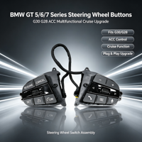 Set Tombol Setir BMW ACC Cruise Control Pengatur Volume Audio untuk Seri 1 2 3 4 5 6 7 X1-X6 G30 G38