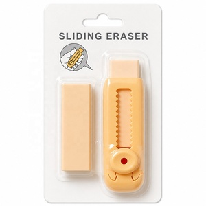 <span class=keywords><strong>Gomme</strong></span> à effacer coulissante rétractable avec recharge, 6 couleurs <span class=keywords><strong>pastel</strong></span> macaron, système de verrouillage à dents de scie <span class=keywords><strong>pour</strong></span> étudiants, école, bureau - Product Image 4