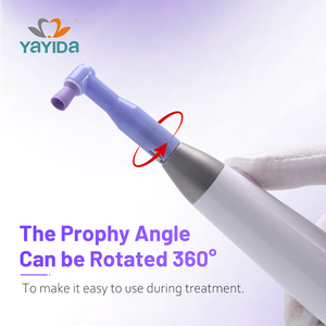 Macchina per Lucidatura Dentale Wireless Sistema <span class=keywords><strong>Air</strong></span> <span class=keywords><strong>Prophy</strong></span> 5 Velocità con 2 Testine Strumento per Pulizia e Sbiancamento Denti - Product Image 5