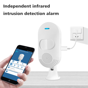 Automatización del Hogar Inteligente, Control por Aplicación Tuya, Alarma de Movimiento, Doble Alimentación, WiFi, Antirrobo, Detector de Movimiento PIR con Sonido - Product Image 1