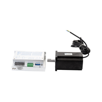 Motor Stepper Hibrida Nema43 3 Fasa 35nm dengan Driver, Braket Motor Stepper Besar Kustom Grosir MIGE