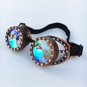 Gafas de Moda Retro Unisex 2019, Gafas de Caleidoscopio para Festivales Rave, Fiestas EDM, Gafas Steampunk - Product Image 6