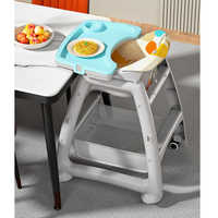 Chaise de salle à manger réglable multifonctionnelle pour bébé enfant