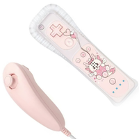 Contrôleur 2 en 1 + Nunchuk pour les jeux Nintendo Wii Télécommande sans fil