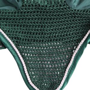 Vente en gros de produits d'équitation équestres, voile de mouche de haute qualité, ensemble assorti personnalisé, Crochet d'oreille, Bonnet doux pour la course de chevaux - Product Image 5