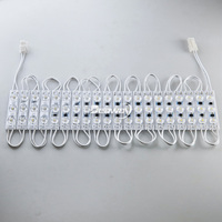 Vente flash AC 220V 110V 2W SMD 3030 3 LED avec lentille 172 °   Module LED étanche IP65 pour boîte lumineuse publicitaire