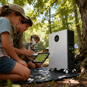 Zlwm 5222.4Wh 3600W อินเวอร์เตอร์เพียวไซน์เวฟแบบพกพาแบตเตอรี่ LiFePo4พลังงานแสงอาทิตย์สำหรับการก่อสร้างสแตนด์บายในบ้าน - Product Image 5