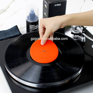 Produits d'usine 3in1 Kit d'entretien de nettoyage de plateau tournant 200ml Solution de nettoyage d'enregistrement Chiffon en microfibre et tampon en silicone 105mm - Product Image 5