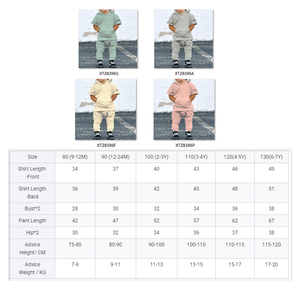 Vêtements d'été en gros pour enfants, ensembles de vêtements en coton à manches courtes pour tout-petits garçons - Product Image 3