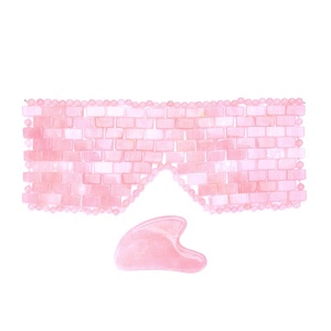 <span class=keywords><strong>Masque</strong></span> <span class=keywords><strong>oculaire</strong></span> en Quartz Rose naturel, véritable pierre, sommeil, beauté anti-âge, Jade, avec visage, meilleure vente 100 - Product Image 5
