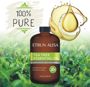 ETRUN ALISA Minyak Tea Tree Premium Label Pribadi Minyak Esensial Alami 100% Murni Alami Anti-Jamur Efektif untuk Jamur Kaki - Product Image 2