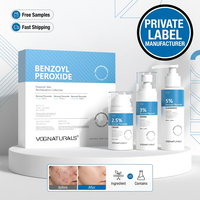Kit de Soins Visage OEM au Peroxyde de Benzoyle Anti-Acné : Nettoyant, Hydratant, Éclaircissant, Anti-rides et Anti-âge