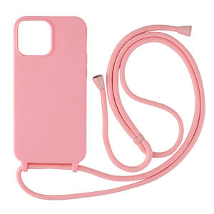 Per <span class=keywords><strong>iPhone</strong></span> 15 16 custodia per telefono con cordino satinato opaco integrato TPU Soft Strap per <span class=keywords><strong>iPhone</strong></span> <span class=keywords><strong>11</strong></span> 12 13 14 <span class=keywords><strong>Pro</strong></span> Max <span class=keywords><strong>Cover</strong></span> - Product Image 1