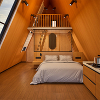 Kawagebo Kamp (KK) S520 48 ㎡   Maisons préfabriquées en A-frame, installation rapide, maison modulaire, maison préfabriquée en acier léger, maison conteneur