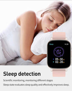 ST20 심박수 모니터 피트니스 트래커 우아한 연인 커플 터치 스마트 팔찌 여성 스마트 시계 - Product Image 3