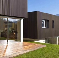 Panneau de revêtement mural extérieur écologique imperméable en WPC - Revêtement de grille extérieur sur mesure
