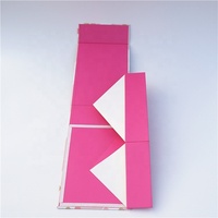 Boîtes de rangement d'emballage de cadeau d'extensions de cheveux pliables en papier de luxe personnalisées