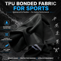 Tela Ecológica de Doble Cara, Impermeable y Transpirable, con Espuma de PU, para Chaquetas de Exterior y Ropa Deportiva