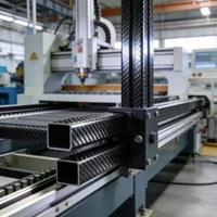 Tube carré en fibre de carbone mat haute résistance, fabriqué en Chine, avec logo personnalisé pour châssis de robot