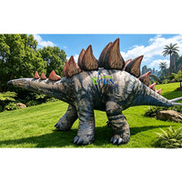 Statue géante gonflable de Tyrannosaurus Rex Dragon de 5 m avec ventilateur intégré, impression numérique, décorations sur le thème du Jurassic pour événements
