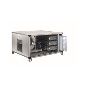 ชุดกรองคาร์บอนกัมมันต์แบบสามเฟส อลูมิเนียม สแตนเลส พร้อมพัดลมแบบขับเคลื่อนด้วยสายพาน MECLT และแผ่นกรองคาร์บอนกัมมันต์สังเคราะห์ - Product Image 1