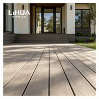 Planche de terrasse en composite bois-plastique avec gaufrage 3D imitation bois, imperméable, anti-UV, revêtement composite bois-plastique WPC