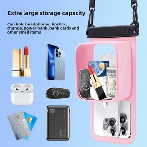 Pochette étanche pour téléphone IPX8 de 7,5/8,5 pouces, grande taille, sac de sport sec pour la plage avec fonction flottante pour téléphones portables - Product Image 2